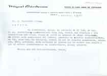 [Carta de Miguel Cárdenas a Francisco Umbral]