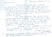 [Carta de Antonio de Senillosa a Francisco Umbral]