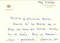 [Carta de José Luis de Vilallonga a Francisco Umbral]