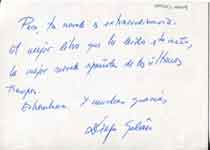 [Carta de Diego Galán a Francisco Umbral]