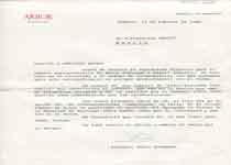 [Carta de Pedro Rocamora, Director de Arbor, a Francisco Umbral]