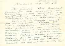 [Carta de Vicente Aleixandre a Francisco Umbral]