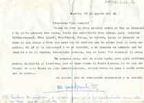 [Carta de Enrique Jardiel Poncela a Francisco Umbral]