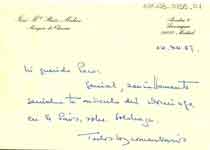 [Carta de José María Ruiz-Mateos a Francisco Umbral]