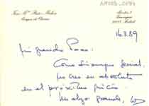 [Carta de José María Ruiz-Mateos a Francisco Umbral]