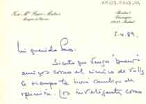 [Carta de José María Ruiz-Mateos a Francisco Umbral]