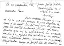 [Carta de Justo Jorge Padrón a Francisco Umbral]