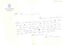 [Carta de Dámaso Alonso a Francisco Umbral]