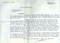 [Carta de Antonio D. Olano a Francisco Umbral]
