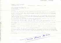 [Carta de Teresa Duaso Satue a Francisco Umbral]