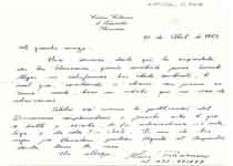 [Carta de Luis Racionero a Francisco Umbral]