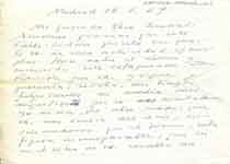 [Carta de Vicente Aleixandre a Francisco Umbral]