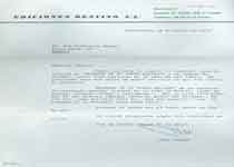 [Carta de Josep Vergés Matas, Director de Ediciones Destino, a Francisco Umbral]