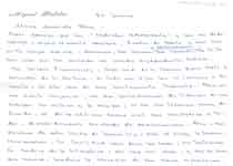 [Carta de Miguel Delibes a Francisco Umbral]