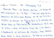 [Carta de Miguel Delibes a Francisco Umbral]