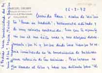 [Carta de Miguel Delibes a Francisco Umbral]