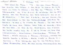 [Carta de Miguel Delibes a Francisco Umbral]