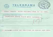 [Telegrama de José Maya a Francisco Umbral]