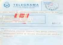 [Telegrama de Antonio Barbadillo y García de Velasco, Presidente del Consejo Regulador de la denominación Jerez- Xérés- Sherry, a Exportadores de Sherry]