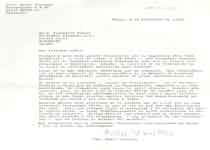 [Carta de Erkki Vierikko a Francisco Umbral]