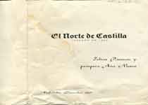 [Carta de El Norte de Castilla a Francisco Umbral]