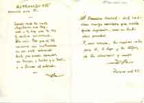 [Carta de Manuel Pilares a Francisco Umbral]