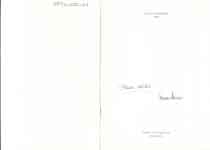[Carta de Felipe González Márquez, Presidente del Gobierno, y su esposa Carmen Romero, a Francisco Umbral y María España]
