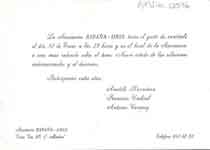 [Carta de la Asociación España-URSS a Francisco Umbral]